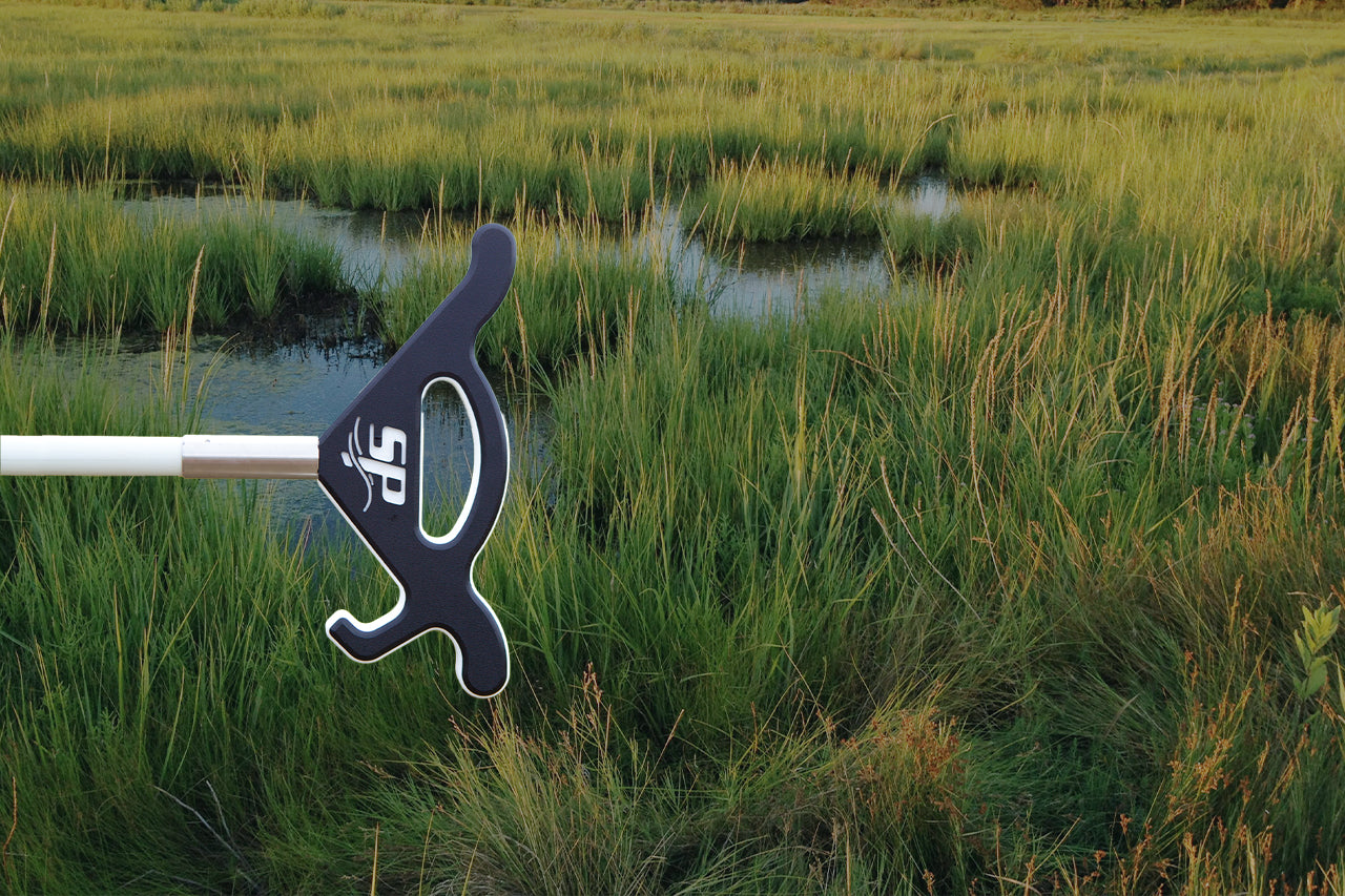 Stayput Anchor Pole Spike in Marsh